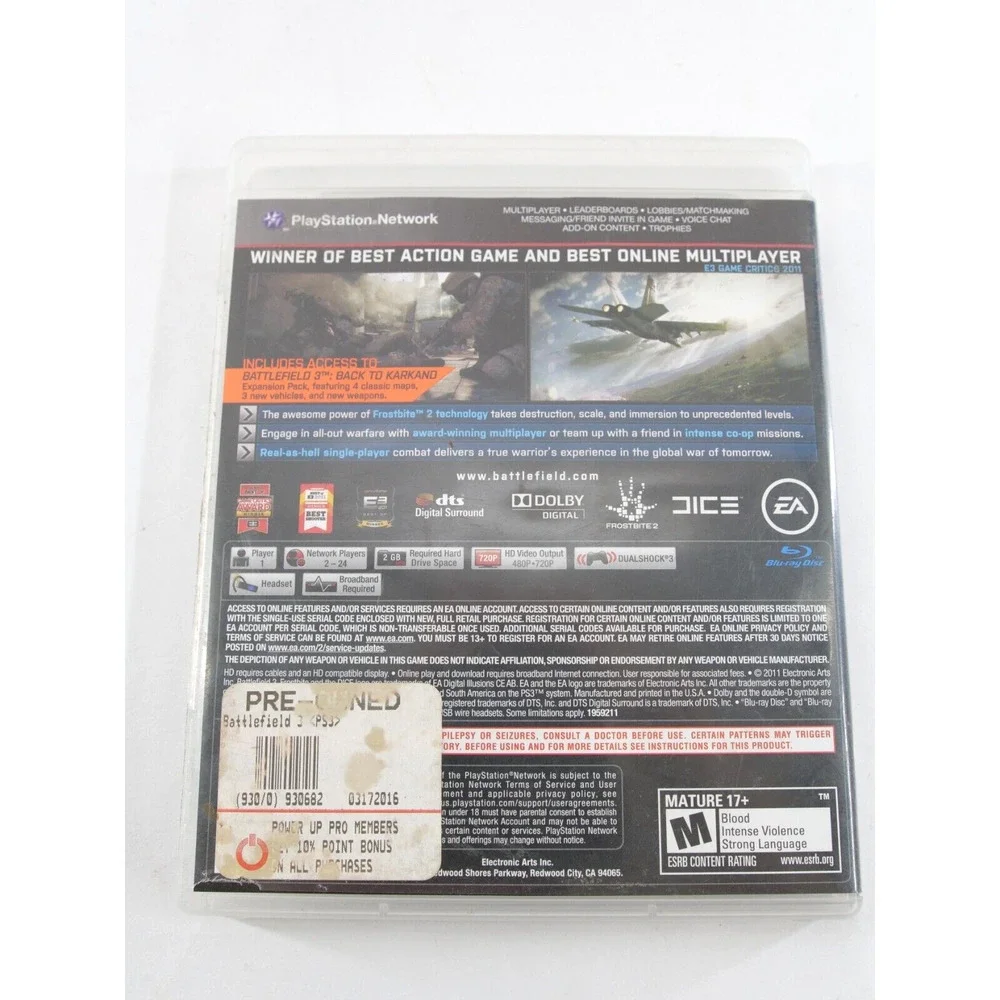 Battlefield 3 Limited Edition PlayStation 3 Video Game